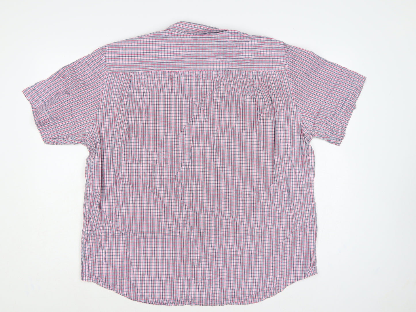 Marks & Spencer Men Multicoloured XL Classic Check Short Sleeve Shirt