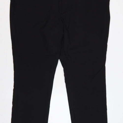 Taylor & Wright Men’s Black 44R Regular Straight Dress Trousers