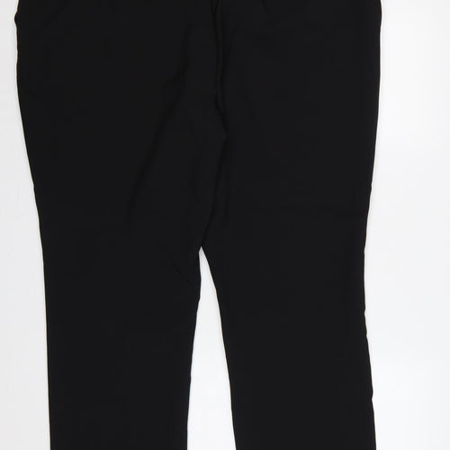 Taylor & Wright Men’s Black 44R Regular Straight Dress Trousers