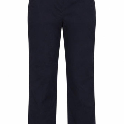 Marks and Spencer Women Blue UK 10 Regular Straight Chino Trousers