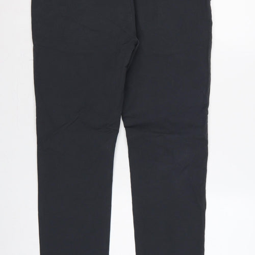 Marks and Spencer Men’s Navy 32in Slim Tapered Cotton Trousers