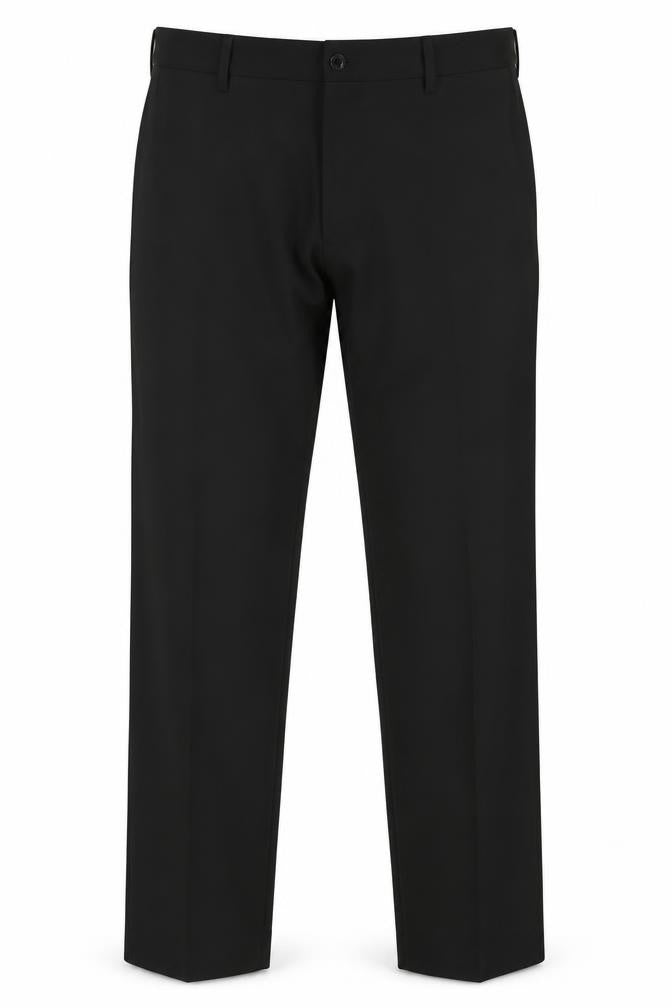 Marks and Spencer Men Black 36 Regular Fit Dress Trousers 31 Leg