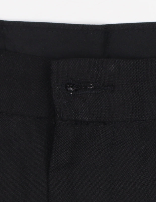 Marks and Spencer Men Black 36 Regular Fit Dress Trousers 31 Leg