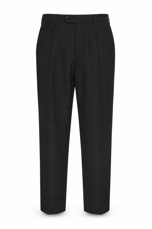 Marks & Spencer Men's Grey 36 29 Regular Fit Dress Trousers
