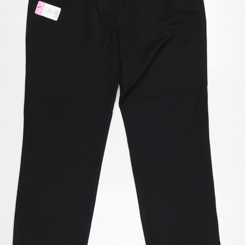 Brook Taverner Women's Black UK 16R Venus Straight Leg Work Trousers