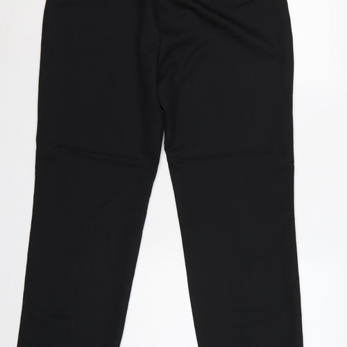 Brook Taverner Women's Black UK 16R Venus Straight Leg Work Trousers