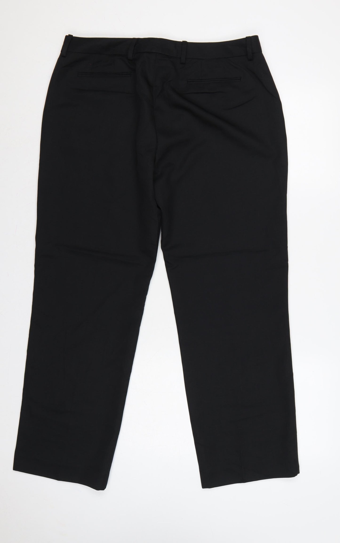 Brook Taverner Women's Black UK 16R Venus Straight Leg Work Trousers