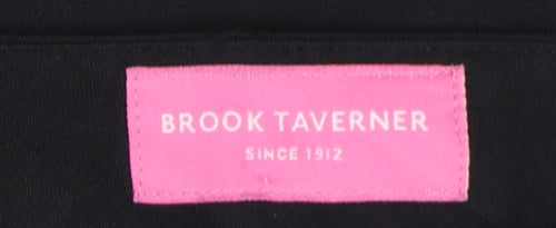 Brook Taverner Women's Black UK 16R Venus Straight Leg Work Trousers