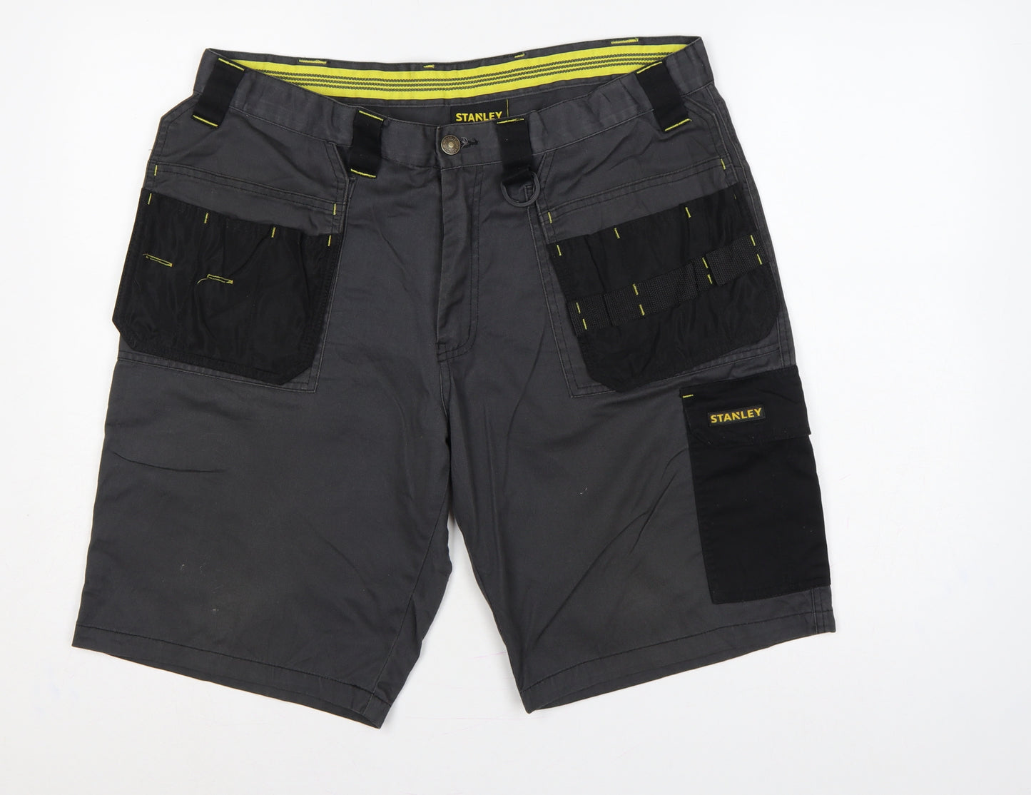 Stanley Men’s Grey 36 Cargo Workwear Shorts Multi Pocket