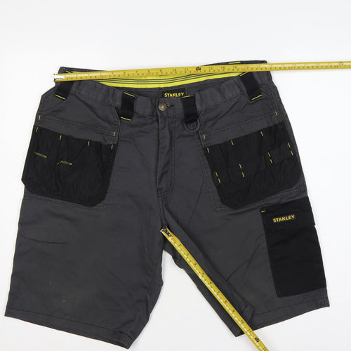 Stanley Men’s Grey 36 Cargo Workwear Shorts Multi Pocket