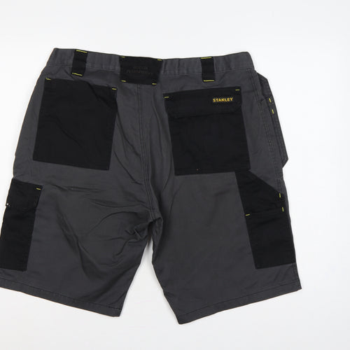 Stanley Men’s Grey 36 Cargo Workwear Shorts Multi Pocket