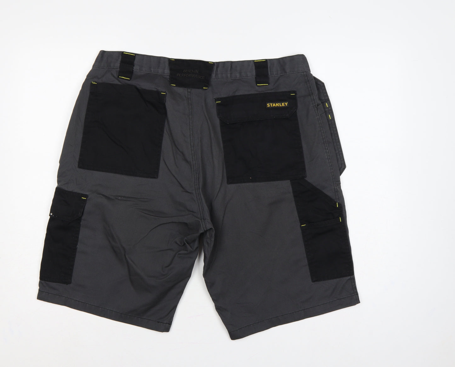 Stanley Men’s Grey 36 Cargo Workwear Shorts Multi Pocket