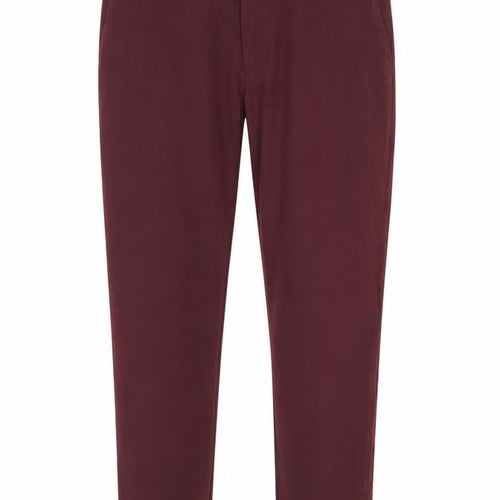 ASOS Men's Burgundy Red 32 Slim Tapered Dress Trousers 32L