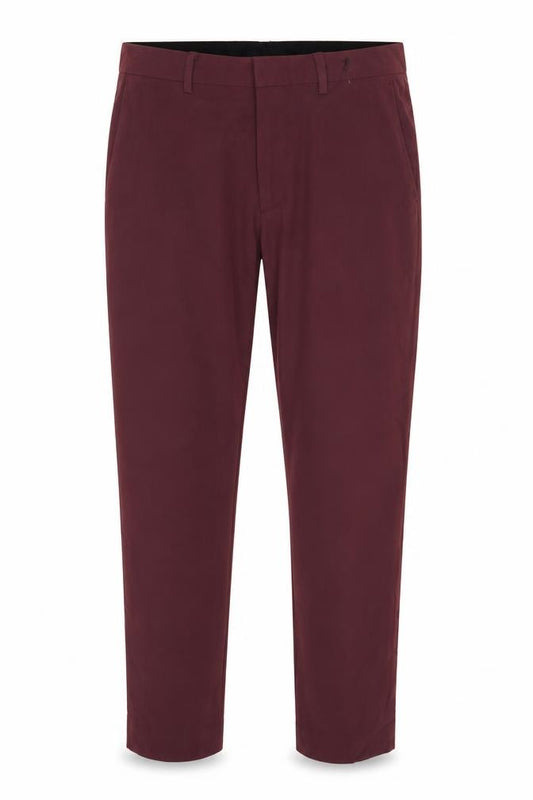 ASOS Men's Burgundy Red 32 Slim Tapered Dress Trousers 32L