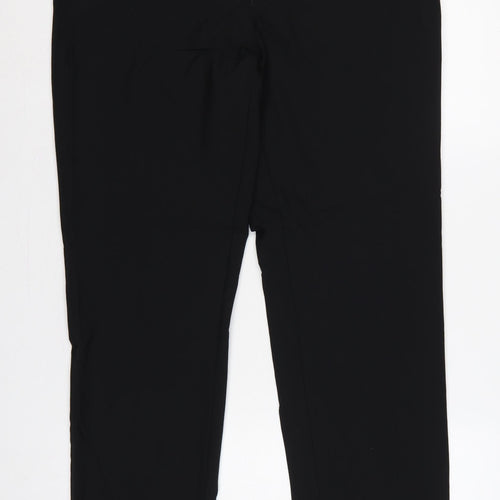 Marks and Spencer Men’s Black 36/31 Wool Blend Tailored Dress Trousers