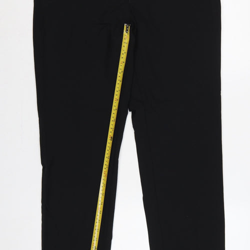 Marks and Spencer Men’s Black 36/31 Wool Blend Tailored Dress Trousers