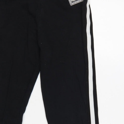 Pineapple Girls Black 11-12 Years Jogger Sweatpants Side Stripe