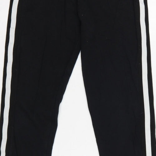 Pineapple Girls Black 11-12 Years Jogger Sweatpants Side Stripe