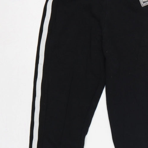Pineapple Girls Black 11-12 Years Jogger Sweatpants Side Stripe