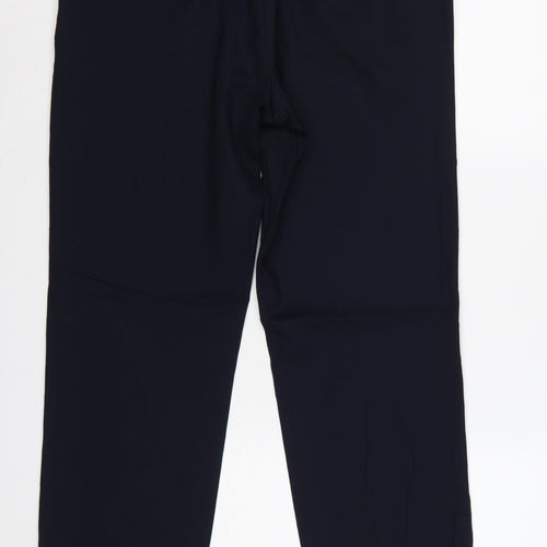 Marks and Spencer Men's Navy 34/31 Tailored Fit Dress Trousers