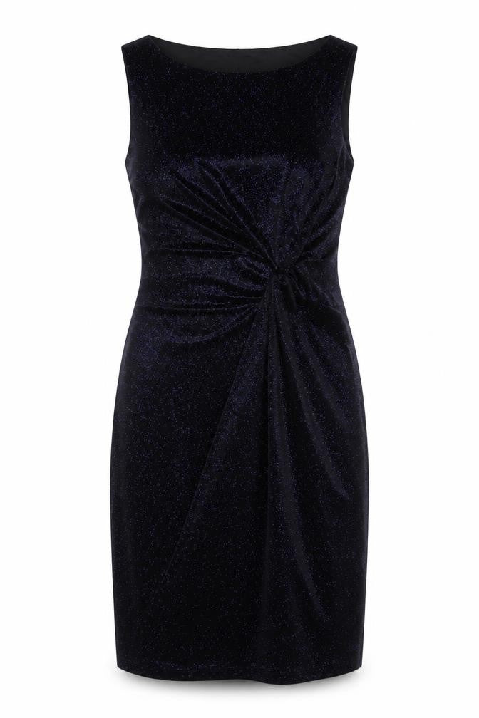 M&Co Women’s Blue Glitter Bodycon Knee Length Party Dress UK 12