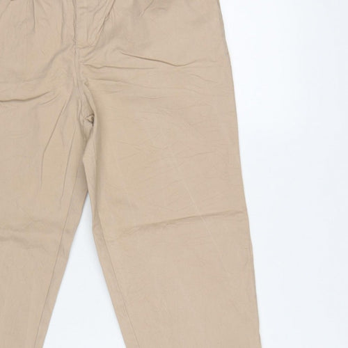 ASOS DESIGN Women’s Beige Petite UK 6 Tapered Chino Trousers