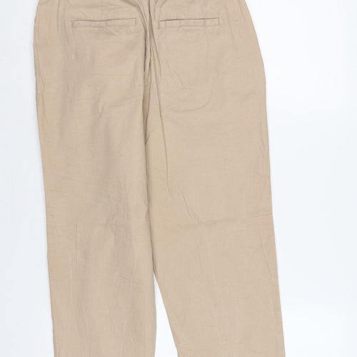 ASOS DESIGN Women’s Beige Petite UK 6 Tapered Chino Trousers