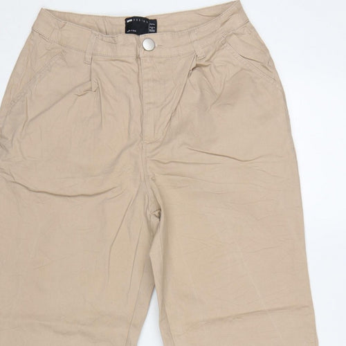 ASOS DESIGN Women’s Beige Petite UK 6 Tapered Chino Trousers