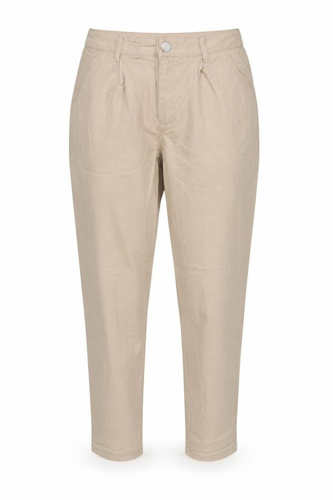 ASOS DESIGN Women’s Beige Petite UK 6 Tapered Chino Trousers