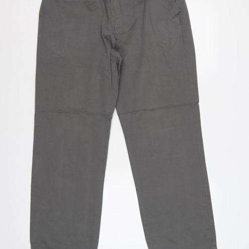 Marks & Spencer Men’s Grey 34/30 Blue Harbour Classic Chino Trousers