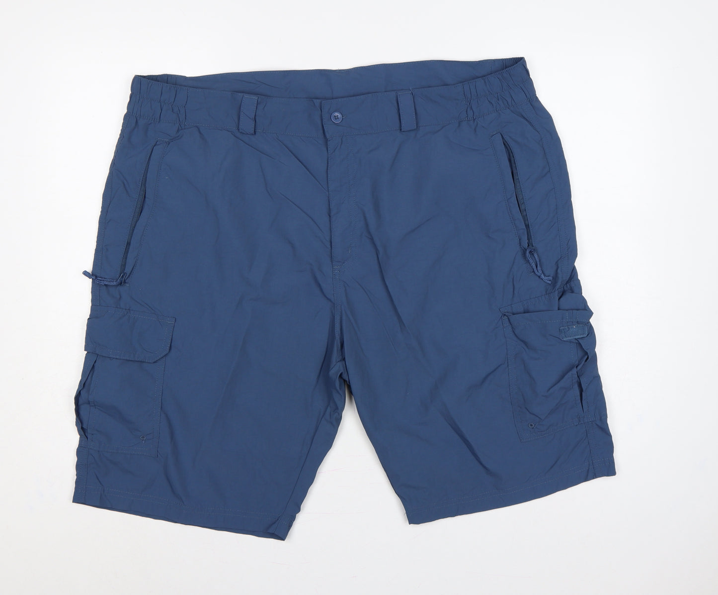Mountain Warehouse Mens Blue Size 42 Lightweight Cargo Shorts