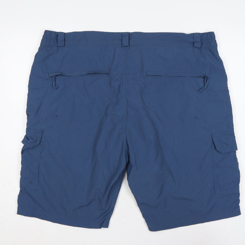 Mountain Warehouse Mens Blue Size 42 Lightweight Cargo Shorts