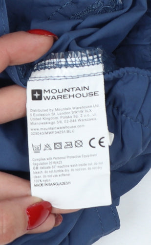 Mountain Warehouse Mens Blue Size 42 Lightweight Cargo Shorts