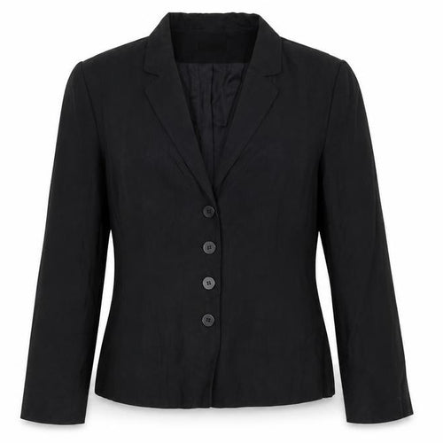 Kaliko Women’s Black Size 12 Tailored Single-Breasted Blazer Jacket