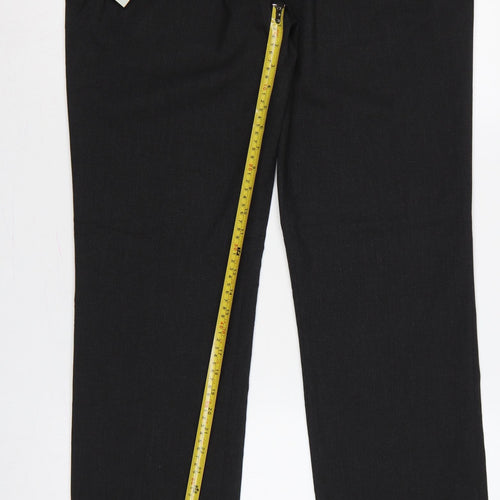 Next Men’s Black 34 Regular Fit Tailoring Straight Dress Trousers