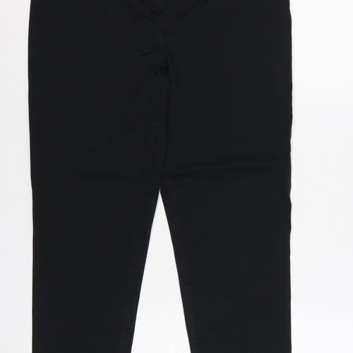 Marks and Spencer Women’s Black Size 12 Tapered Work Trousers