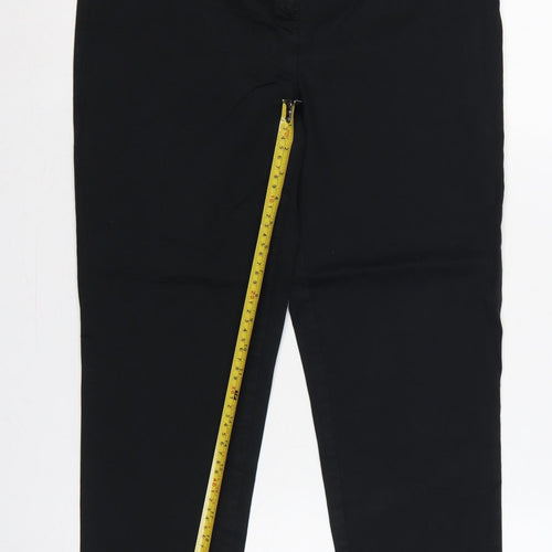 Marks and Spencer Women’s Black Size 12 Tapered Work Trousers