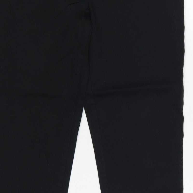 Marks and Spencer Women’s Black Size 12 Tapered Work Trousers