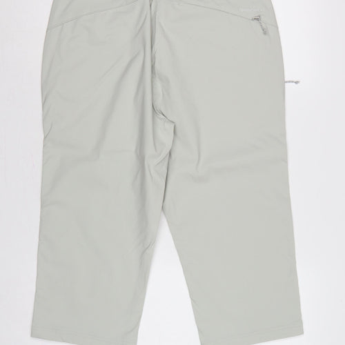 Craghoppers Women’s Grey UK 16 Cropped Stretch Travel Trousers