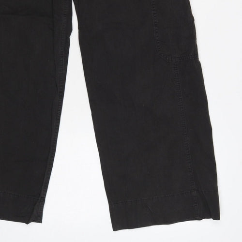 White Stuff Women’s Black UK 8 Cargo Straight Leg Trousers