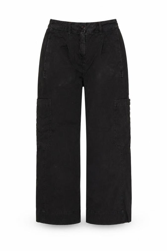 White Stuff Women’s Black UK 8 Cargo Straight Leg Trousers