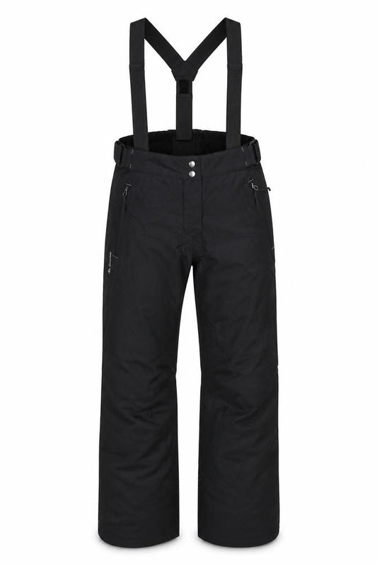 Quechua Men’s Black S Snow Pants Ski Trousers Braces Insulated
