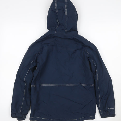 Regatta Boys Blue 11-12 Years Hooded Waterproof Rain Jacket