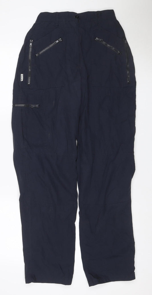 Trespass Men’s Blue S Snow Pants Waterproof Zip Pocket Trousers