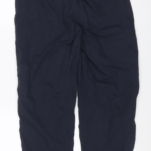 Trespass Men’s Blue S Snow Pants Waterproof Zip Pocket Trousers