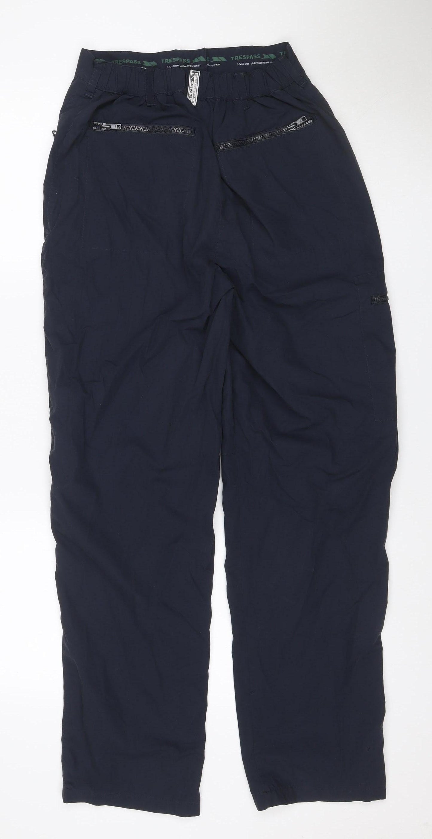 Trespass Men’s Blue S Snow Pants Waterproof Zip Pocket Trousers