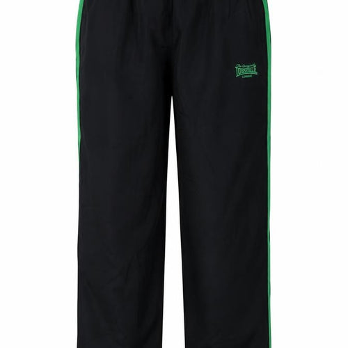 Lonsdale Men’s Black Green XL Track Pants Polyester Drawstring