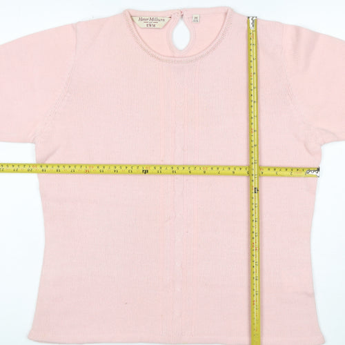 Honor Millburn at EWM Women’s Pink Size 14 Cable Knit Beaded Jumper