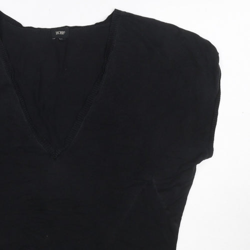 Hobbs Women Black Size M Basic Knit V-Neck Sleeveless Tank Top