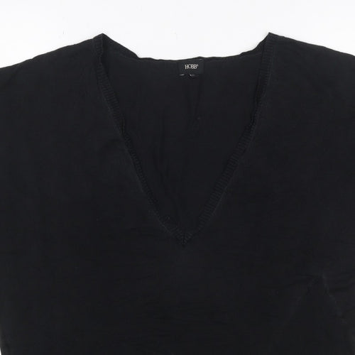 Hobbs Women Black Size M Basic Knit V-Neck Sleeveless Tank Top
